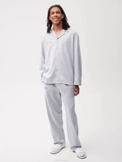 mujer pantalones de chándal de pijama de algodón orgánico con fibra c Pangaia gris marga ropa TDTH425