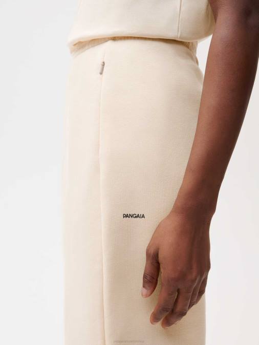mujer pantalones de chándal tapered de algodón reciclado Pangaia arena ropa TDTH361
