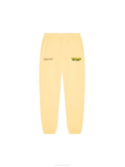 mujer pantalones deportivos x roberto lugo 365 Pangaia botón de oro amarillo ropa TDTH358