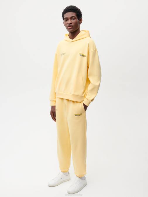mujer pantalones deportivos x roberto lugo 365 Pangaia botón de oro amarillo ropa TDTH358