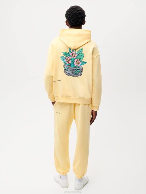 mujer pantalones deportivos x roberto lugo 365 Pangaia botón de oro amarillo ropa TDTH358