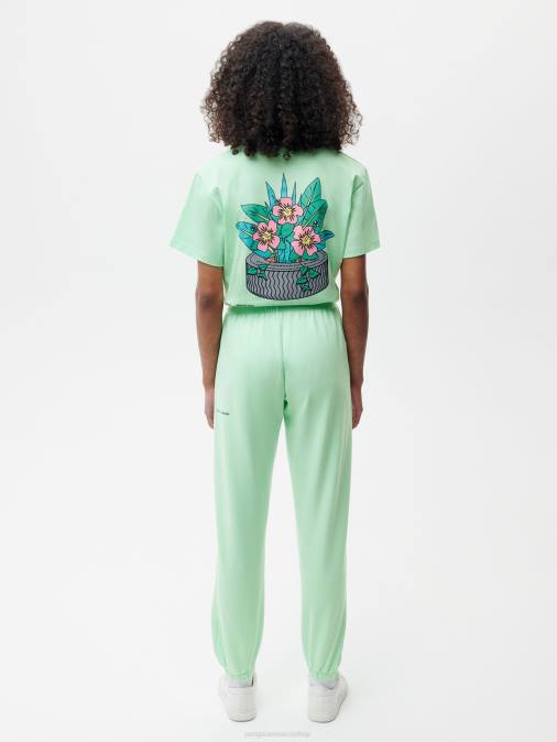 mujer pantalones deportivos x roberto lugo 365 Pangaia laguna azul ropa TDTH352