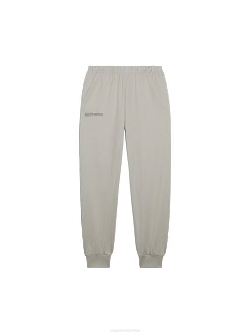 mujer pantalones loungewear de algodón orgánico con fibra c Pangaia piedra ropa TDTH433