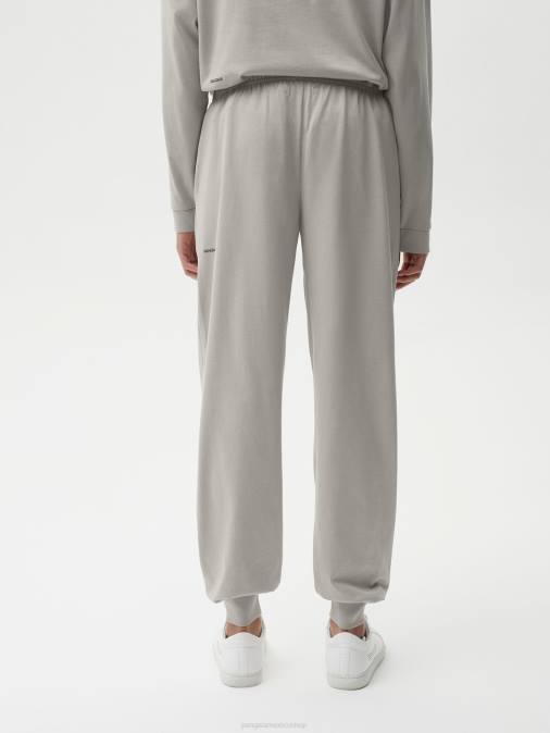 mujer pantalones loungewear de algodón orgánico con fibra c Pangaia piedra ropa TDTH433