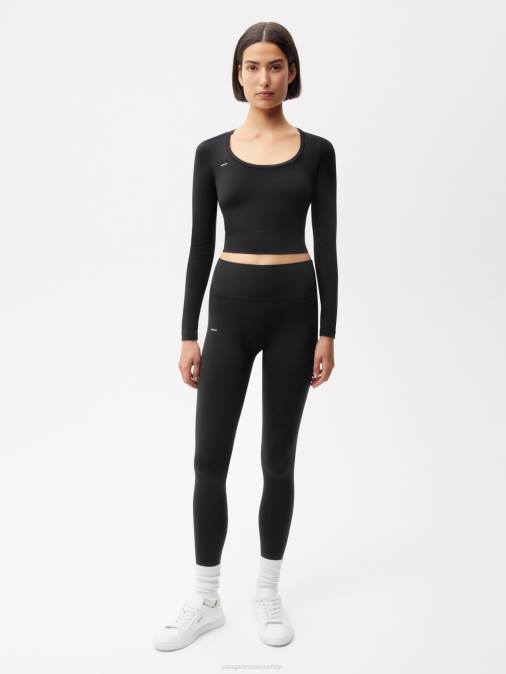 mujer polainas de movimiento Pangaia negro ropa TDTH379