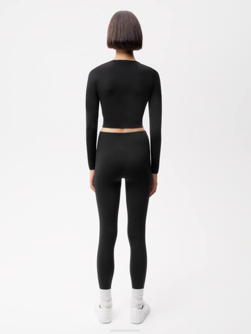 mujer polainas de movimiento Pangaia negro ropa TDTH379