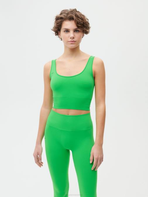 mujer movimiento x camiseta sin mangas Pangaia Jade verde ropa TDTH420