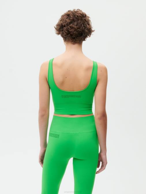 mujer movimiento x camiseta sin mangas Pangaia Jade verde ropa TDTH420