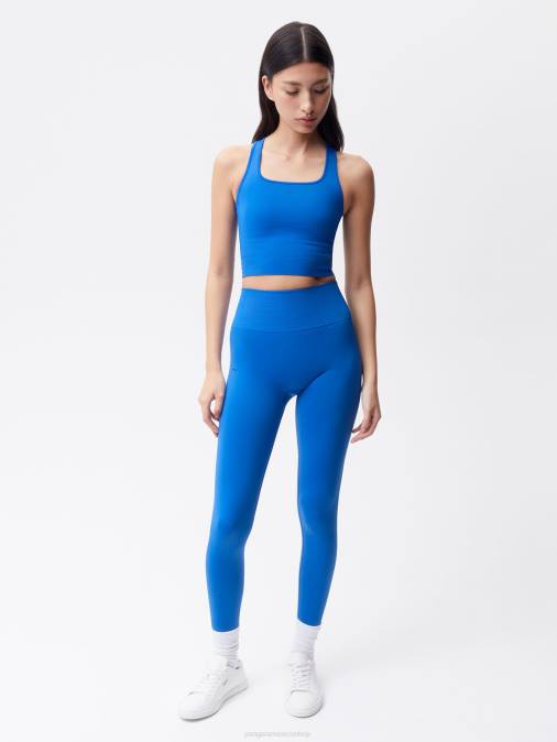 mujer polainas de movimiento Pangaia azul cobalto ropa TDTH409