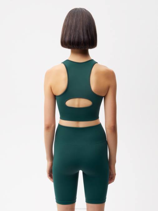 mujer sujetador deportivo de movimiento Pangaia follaje verde ropa TDTH413