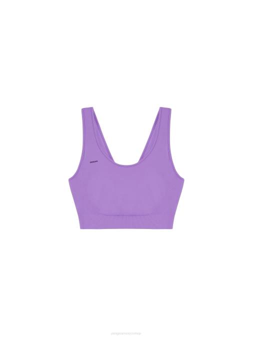 mujer sujetador deportivo motion x Pangaia orquídea oscura ropa TDTH414