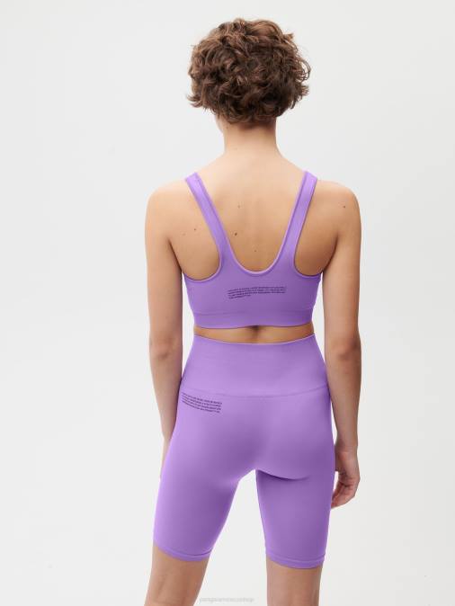 mujer sujetador deportivo motion x Pangaia orquídea oscura ropa TDTH414