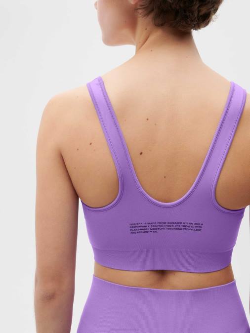 mujer sujetador deportivo motion x Pangaia orquídea oscura ropa TDTH414