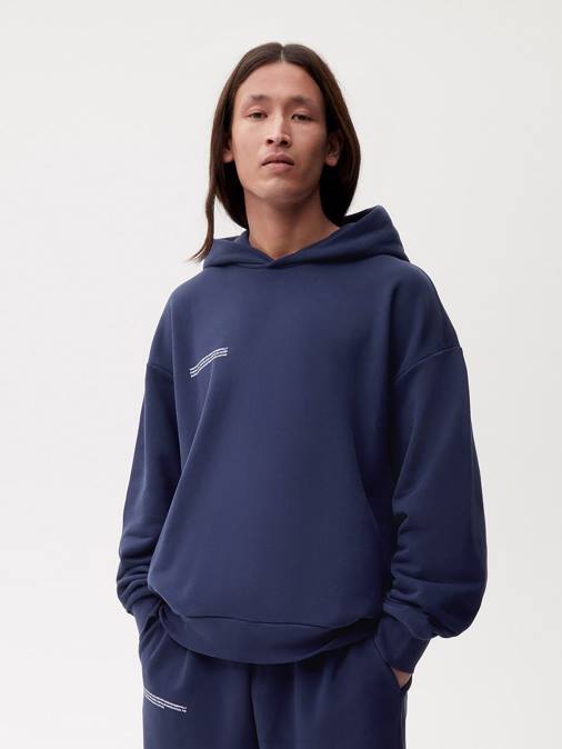 mujer 365 sudadera con capucha Pangaia Azul marino ropa TDTH17