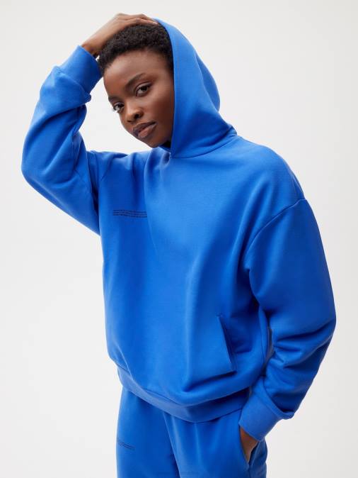 mujer 365 sudadera con capucha Pangaia azul cobalto ropa TDTH11