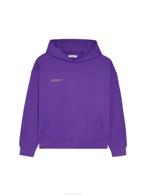 mujer 365 sudadera con capucha Pangaia flor de la pasión púrpura ropa TDTH41