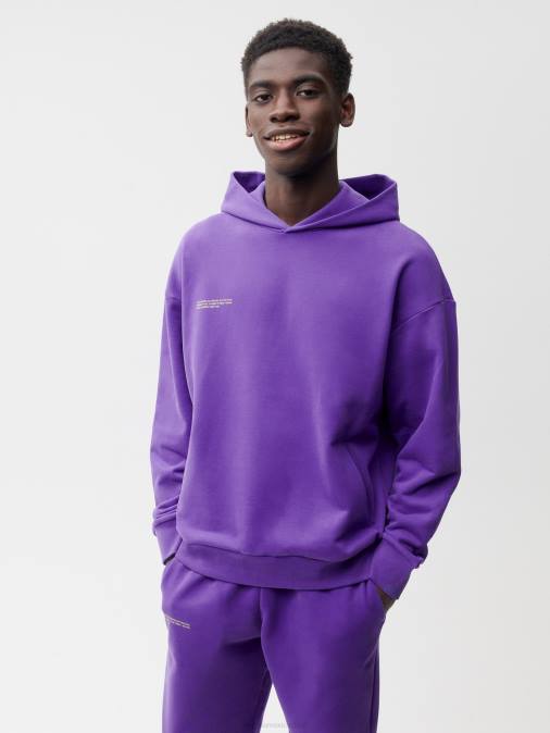 mujer 365 sudadera con capucha Pangaia flor de la pasión púrpura ropa TDTH41