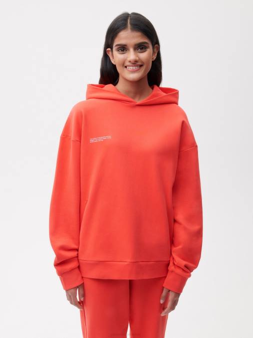 mujer 365 sudadera con capucha Pangaia fruta del dragón rojo ropa TDTH40