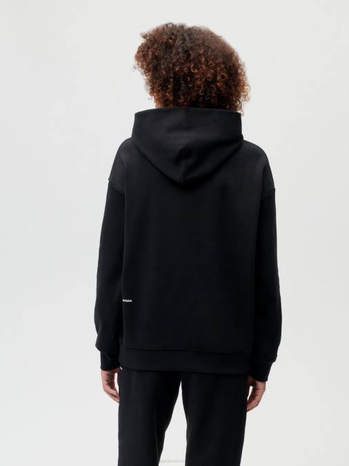 mujer 365 sudadera con capucha Pangaia negro ropa TDTH1