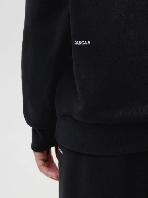 mujer 365 sudadera con capucha Pangaia negro ropa TDTH1