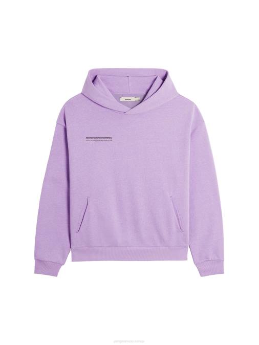 mujer 365 sudadera con capucha Pangaia orquídea púrpura ropa TDTH14