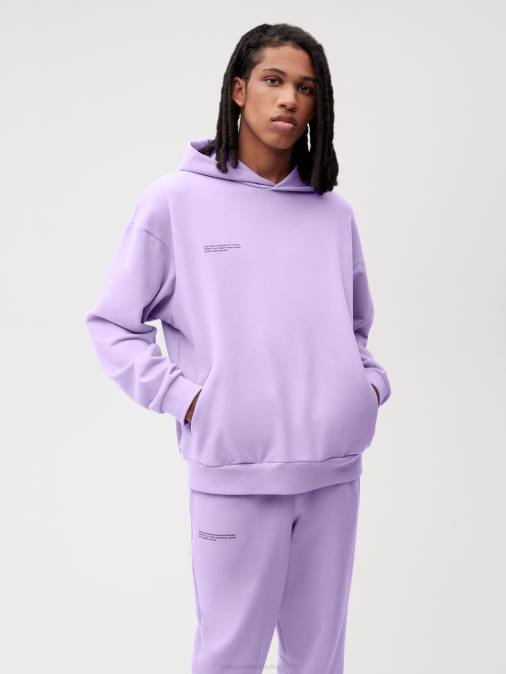 mujer 365 sudadera con capucha Pangaia orquídea púrpura ropa TDTH14