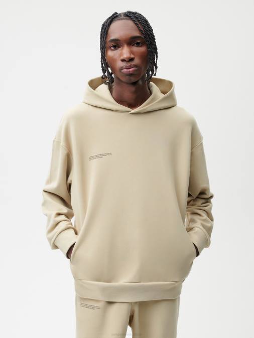 mujer Sudadera con capucha 365 - amplificador avellana Pangaia maitake beige ropa TDTH24