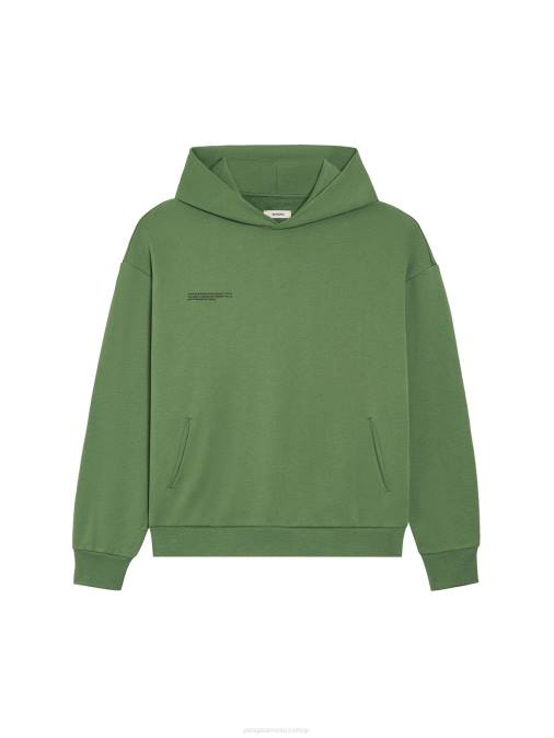 mujer Sudadera con capucha 365 - amplificador avellana Pangaia tallo verde ropa TDTH5