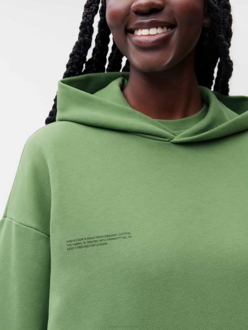 mujer Sudadera con capucha 365 - amplificador avellana Pangaia tallo verde ropa TDTH5