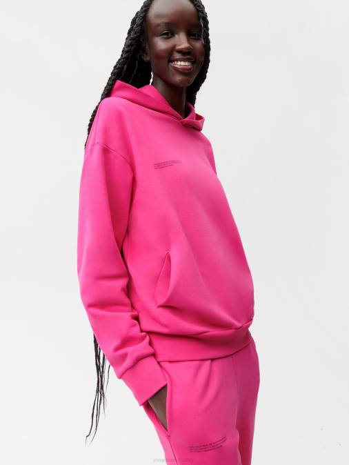 mujer Sudadera con capucha 365 - amplificador avellana Pangaia turmalina rosa ropa TDTH51
