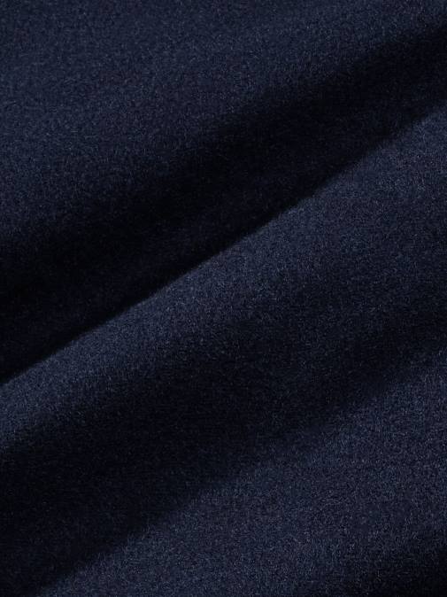 mujer Sudadera con capucha de jersey de lana reciclada - azul marino oscuro Pangaia Azul marino ropa TDTH60