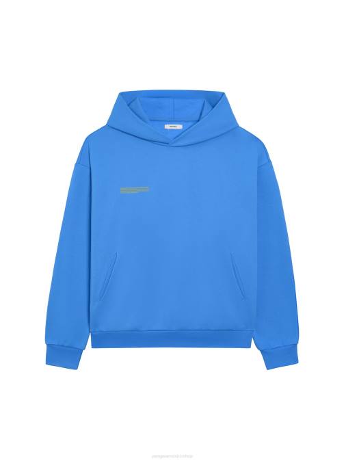 mujer en conversión sudadera con capucha de algodón Pangaia agua Azul ropa TDTH23