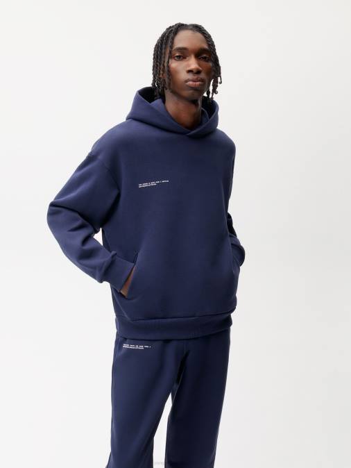 mujer sudadera con capucha de la firma Pangaia Azul marino ropa TDTH8