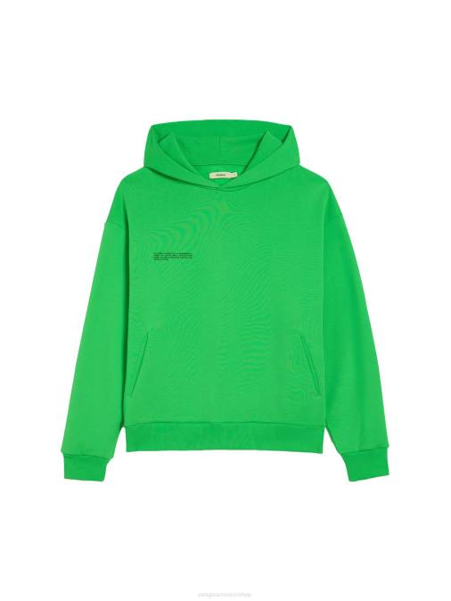mujer sudadera con capucha de la firma Pangaia Jade verde ropa TDTH21
