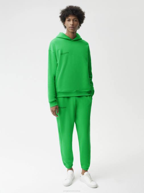mujer sudadera con capucha de la firma Pangaia Jade verde ropa TDTH21