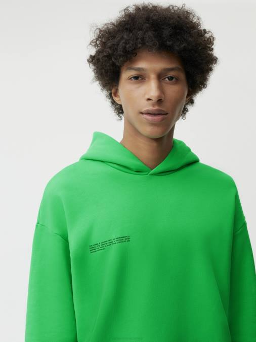 mujer sudadera con capucha de la firma Pangaia Jade verde ropa TDTH21