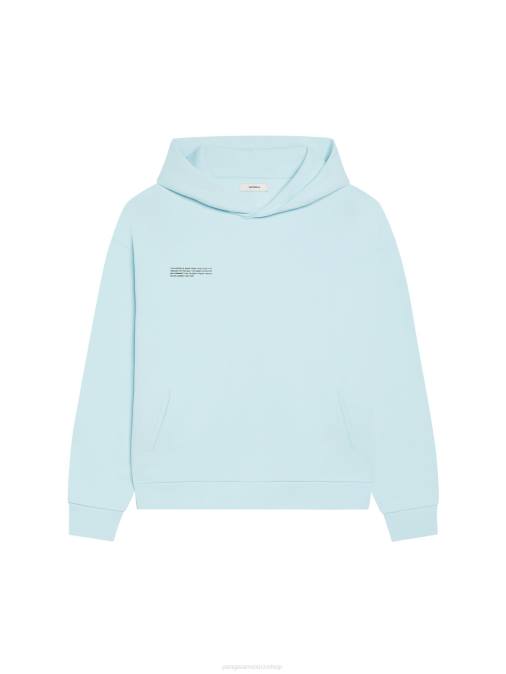 mujer sudadera con capucha de la firma Pangaia azul pálido ropa TDTH35