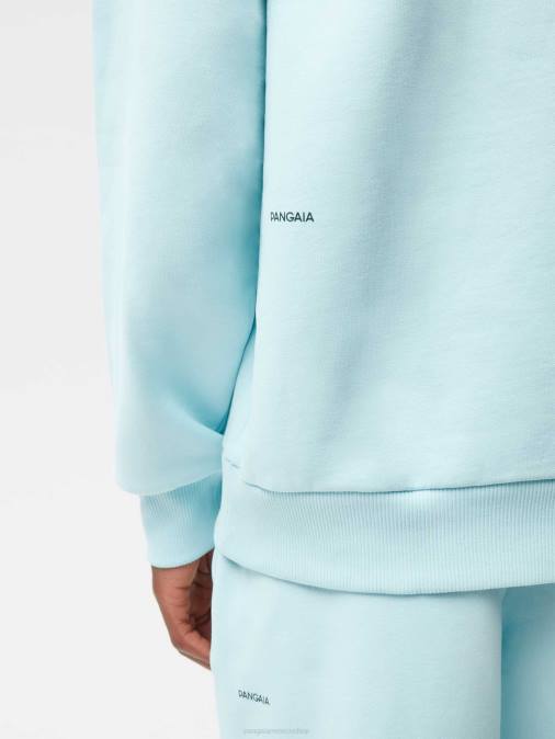 mujer sudadera con capucha de la firma Pangaia azul pálido ropa TDTH35