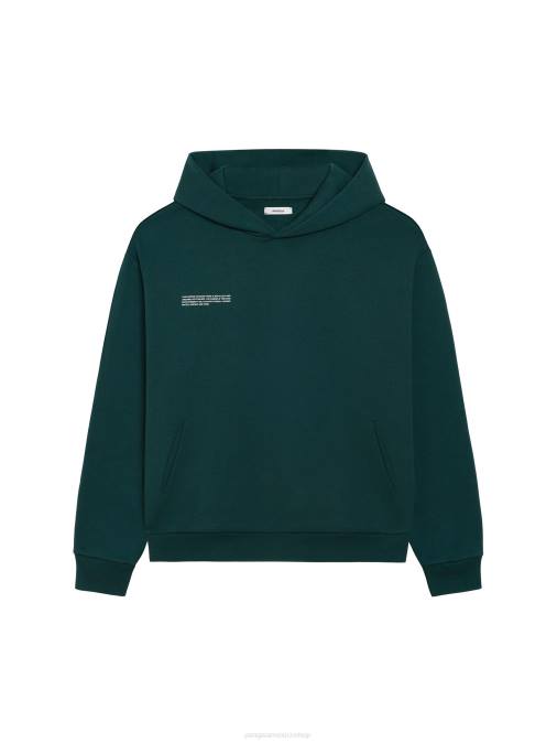 mujer sudadera con capucha de la firma Pangaia follaje verde ropa TDTH16