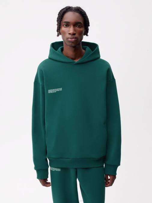 mujer sudadera con capucha de la firma Pangaia follaje verde ropa TDTH16
