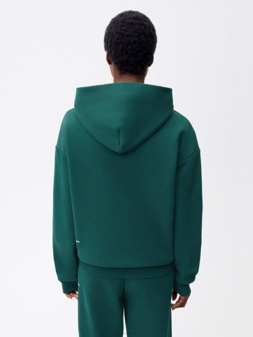 mujer sudadera con capucha de la firma Pangaia follaje verde ropa TDTH16