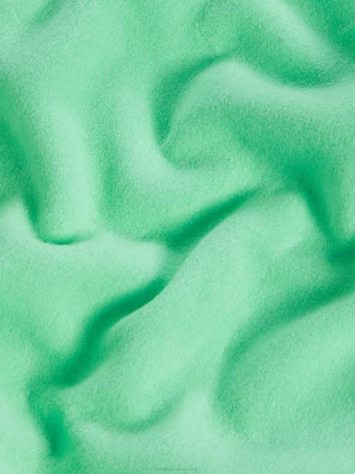 mujer sudadera con capucha de la firma Pangaia menta verde ropa TDTH37