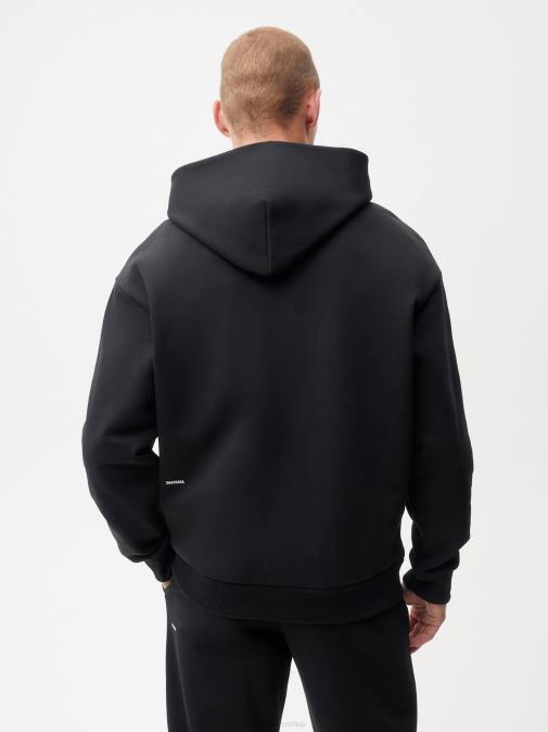 mujer sudadera con capucha de la firma Pangaia negro ropa TDTH38
