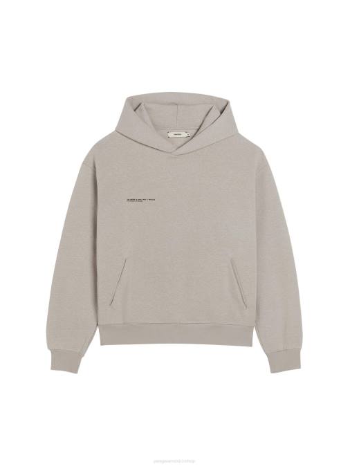 mujer sudadera con capucha de la firma Pangaia piedra ropa TDTH9