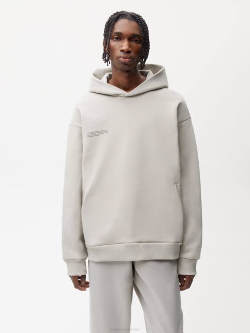mujer sudadera con capucha de la firma Pangaia piedra ropa TDTH9