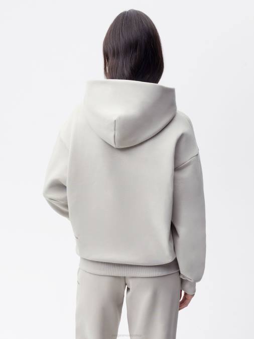 mujer sudadera con capucha de la firma Pangaia piedra ropa TDTH9