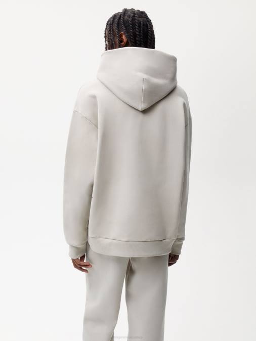 mujer sudadera con capucha de la firma Pangaia piedra ropa TDTH9