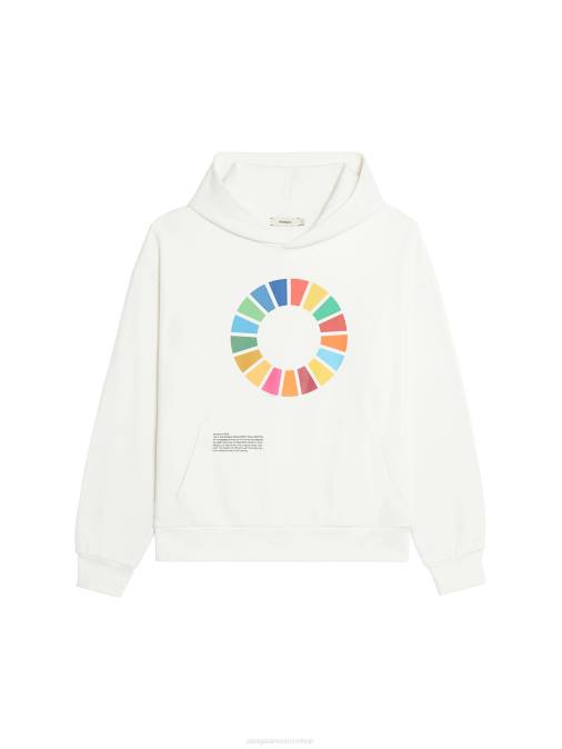mujer sudadera con capucha de la firma x sdgs Pangaia blanquecino ropa TDTH46