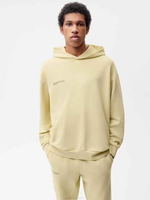 mujer sudadera con capucha de tinte alimentario Pangaia verde matcha ropa TDTH69