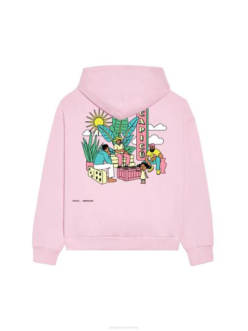 mujer sudadera x roberto lugo 365 Pangaia hongo rosa ropa TDTH31